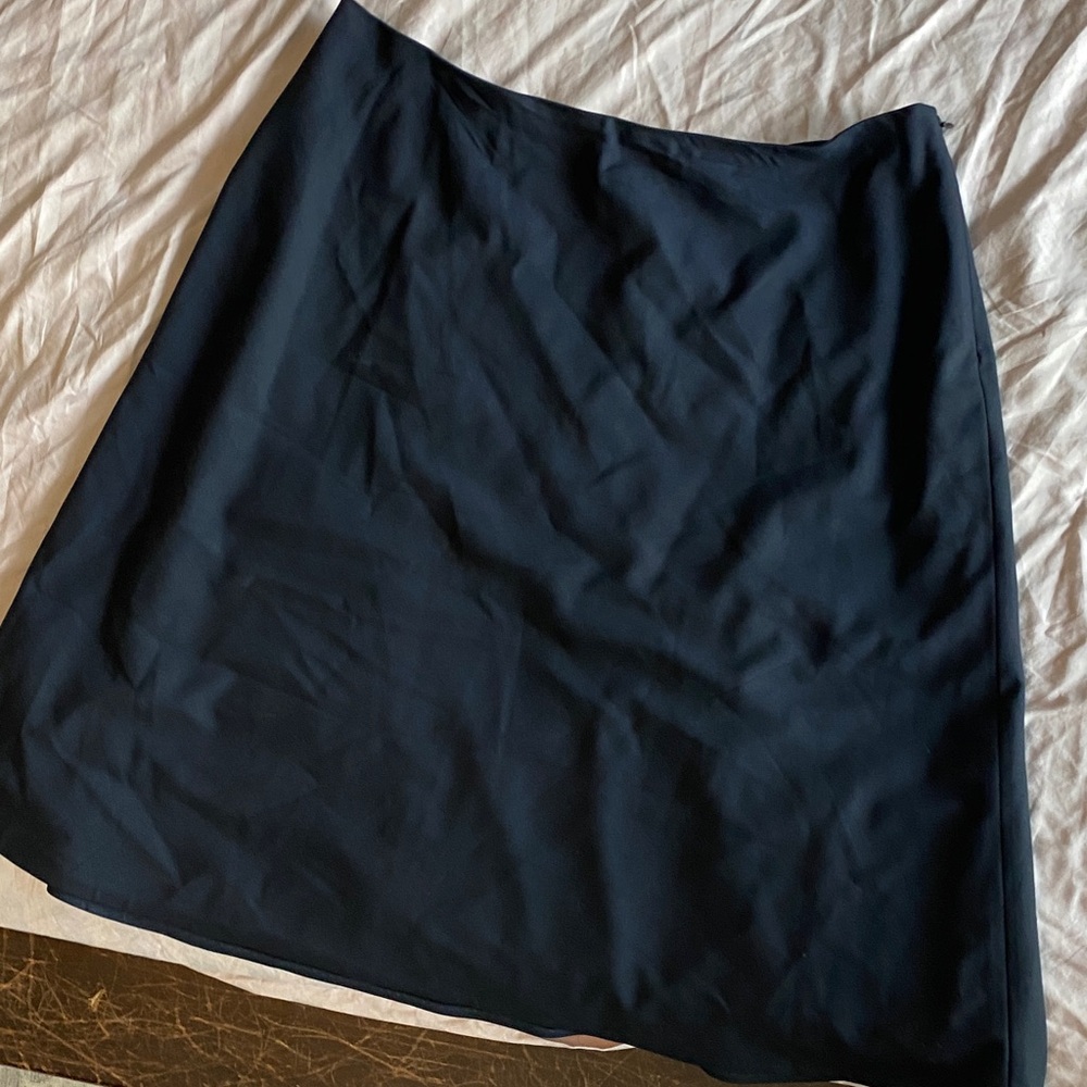 MM Lafleur Navy Midi Skirt